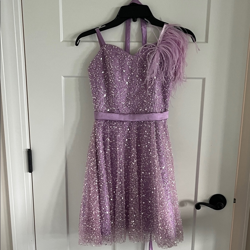 Sparkling Lavender Kids Dress